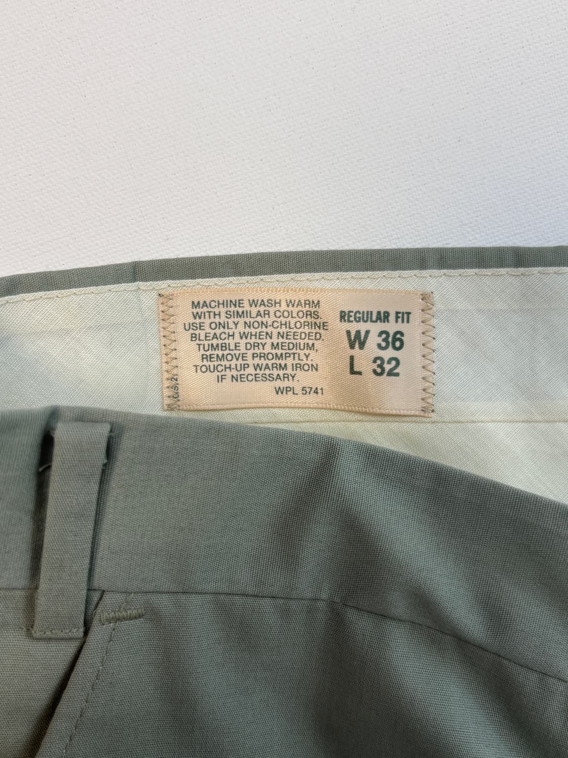 [36x32] 90s QAKTON 밀리터리 군납용 슬랙스 상품이미지4