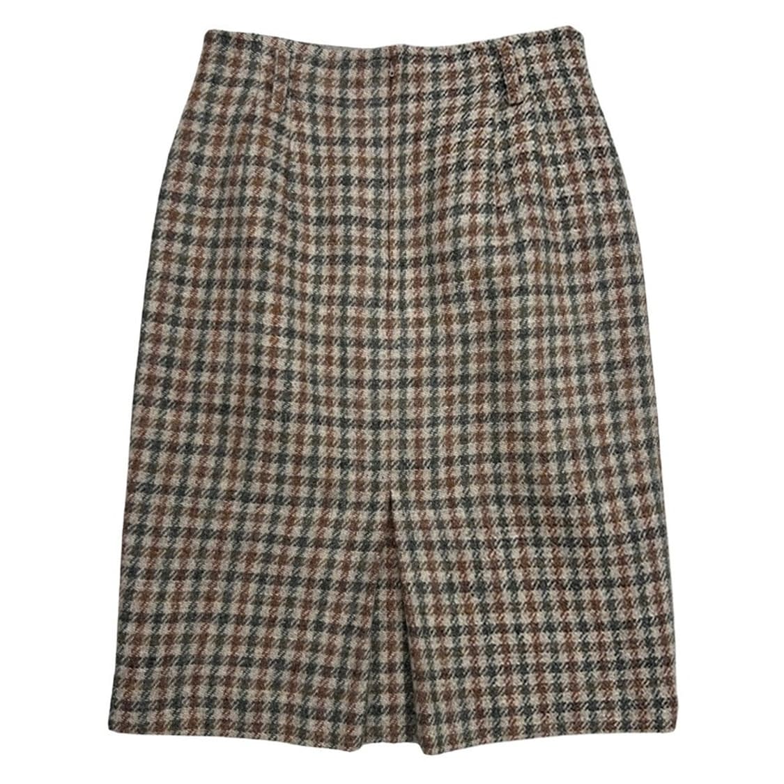 해리 트위 울 멀티 체크 미디 스커트 상품이미지8