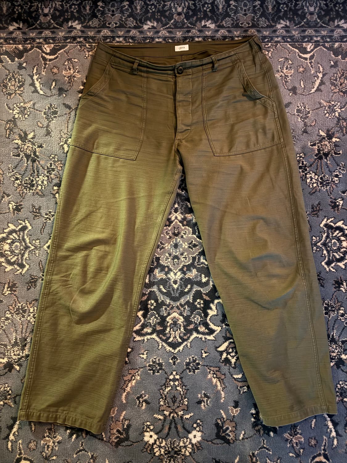 CIOTA 와이드 스트레이트 베이커팬츠 상품이미지1