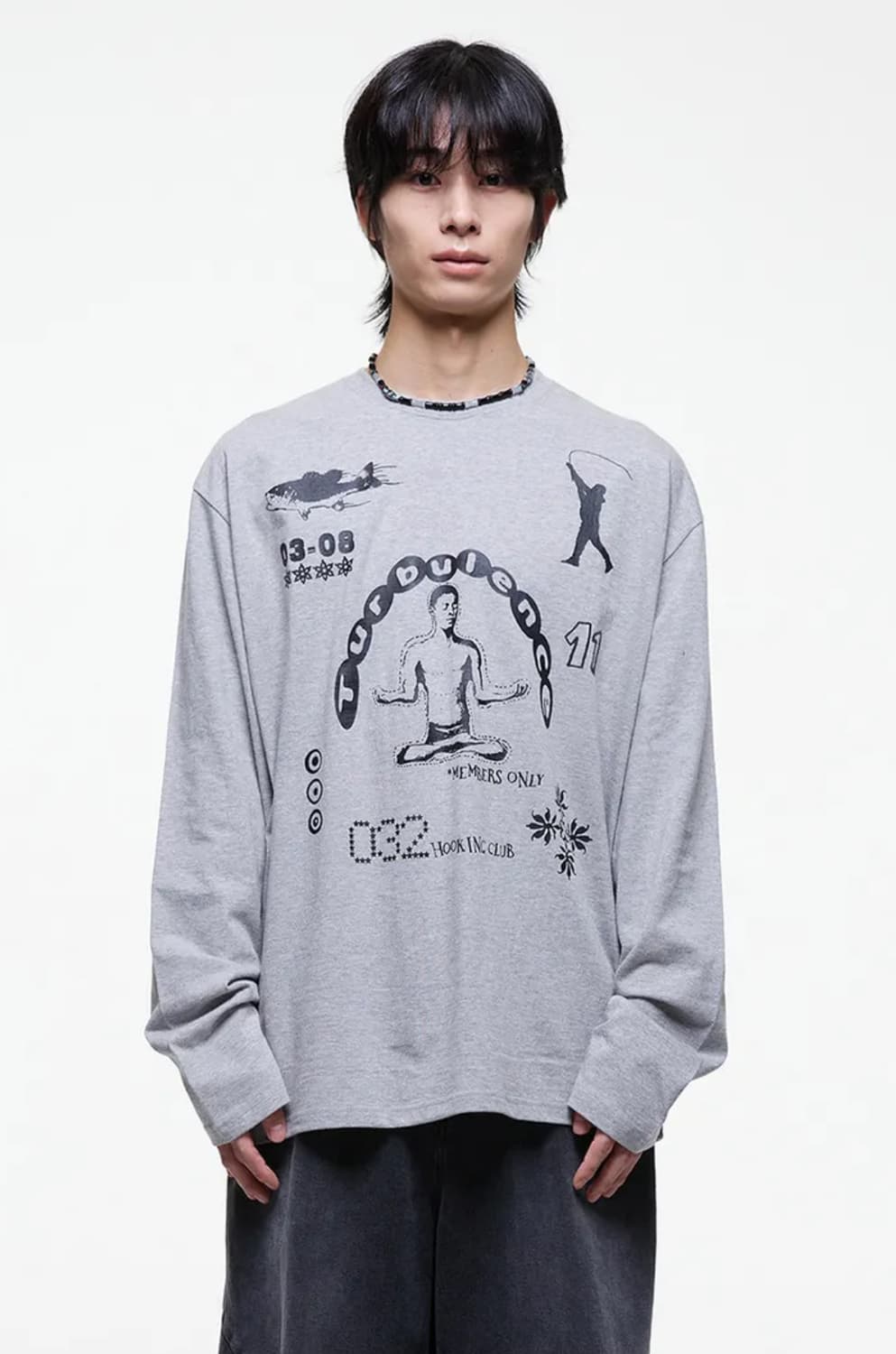더콜디스트모먼트 TCM hooking club long sleeve 상품이미지3