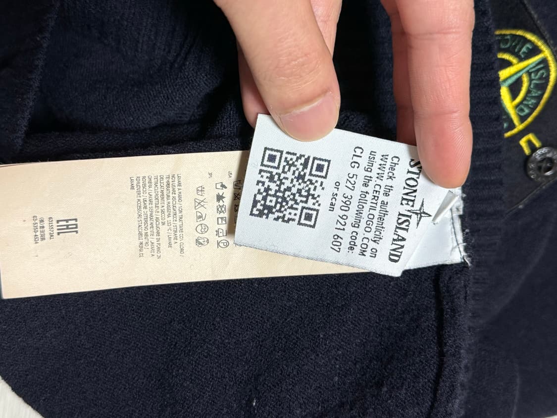 스톤아일랜드 니트 네이비 2xl (105 사이즈감) 상품이미지8