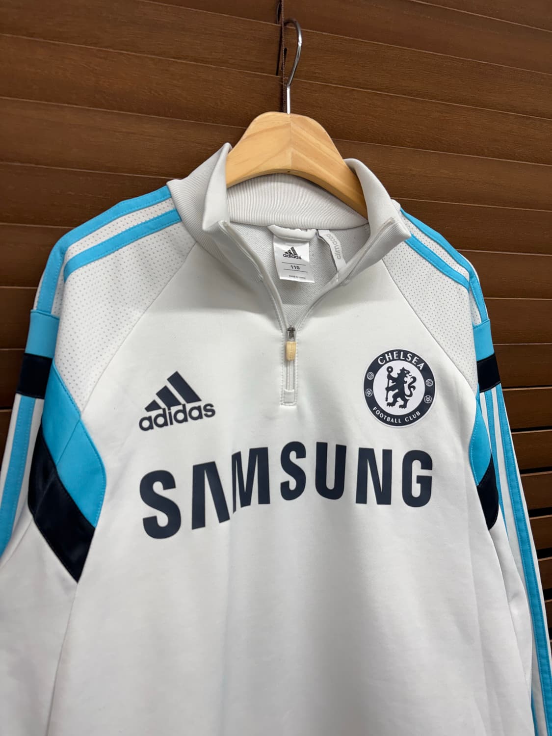 아디다스 14 15 첼시 반집업 트레이닝탑 유니폼 져지 상품이미지4