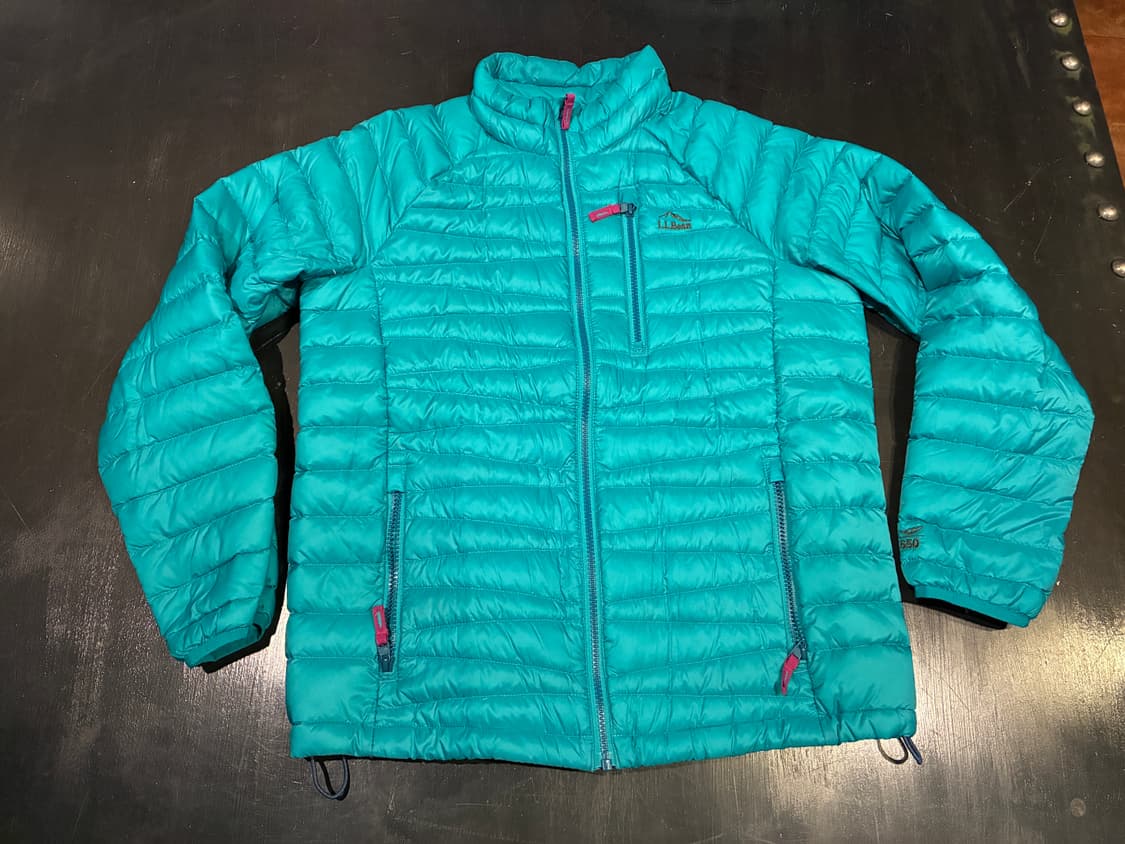 M) L.L. Bean 엘엘빈 경량 패딩 에메랄드 상품이미지1