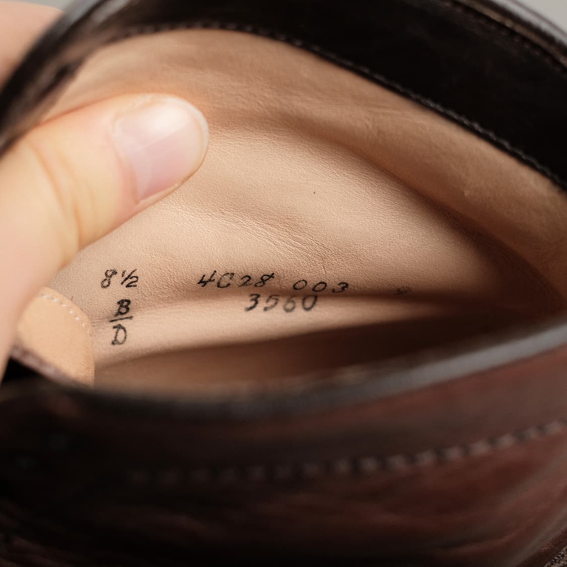 알든 3560 8.5D(265사이즈) 다크브라운 유티카 미시간 부츠 상품이미지9