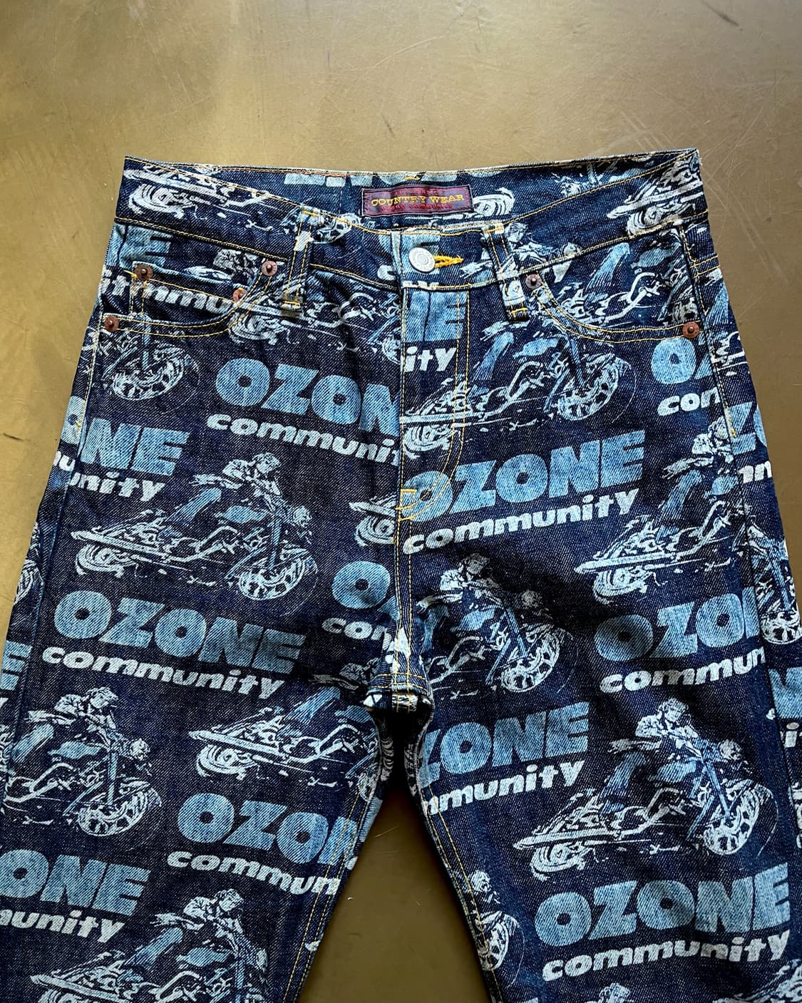 1990s OZONE COMMUNITY Full Print Denim  상품이미지4