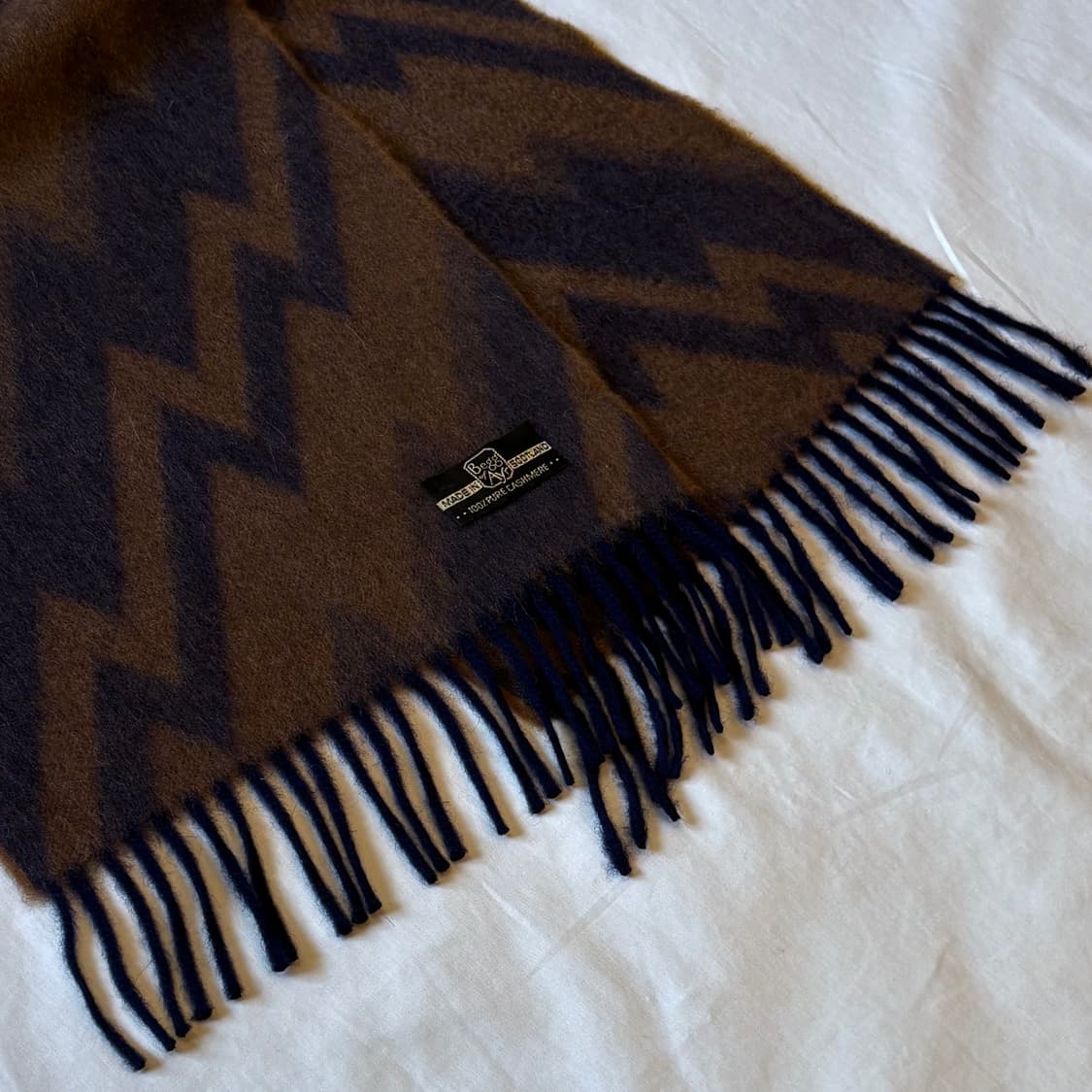 스코틀랜드 Begg of Ayr 캐시미어 머플러 상품이미지4