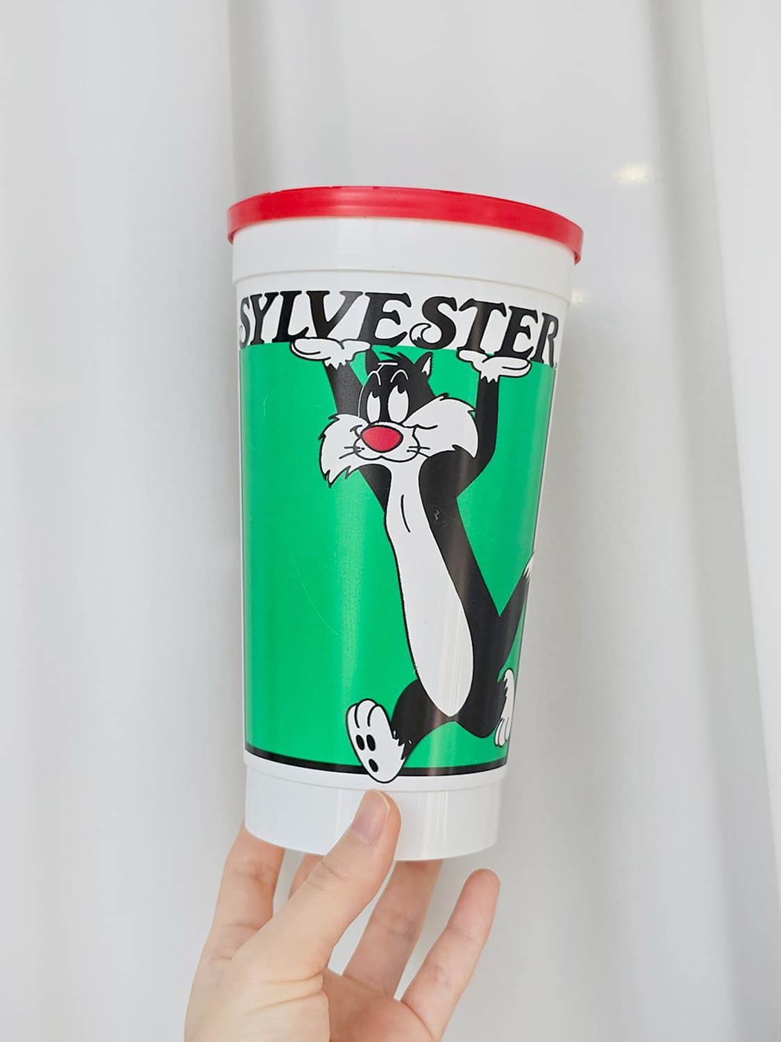 [Vintage] 1992 루니툰 실베스터 플라스틱 텀블러 상품이미지3