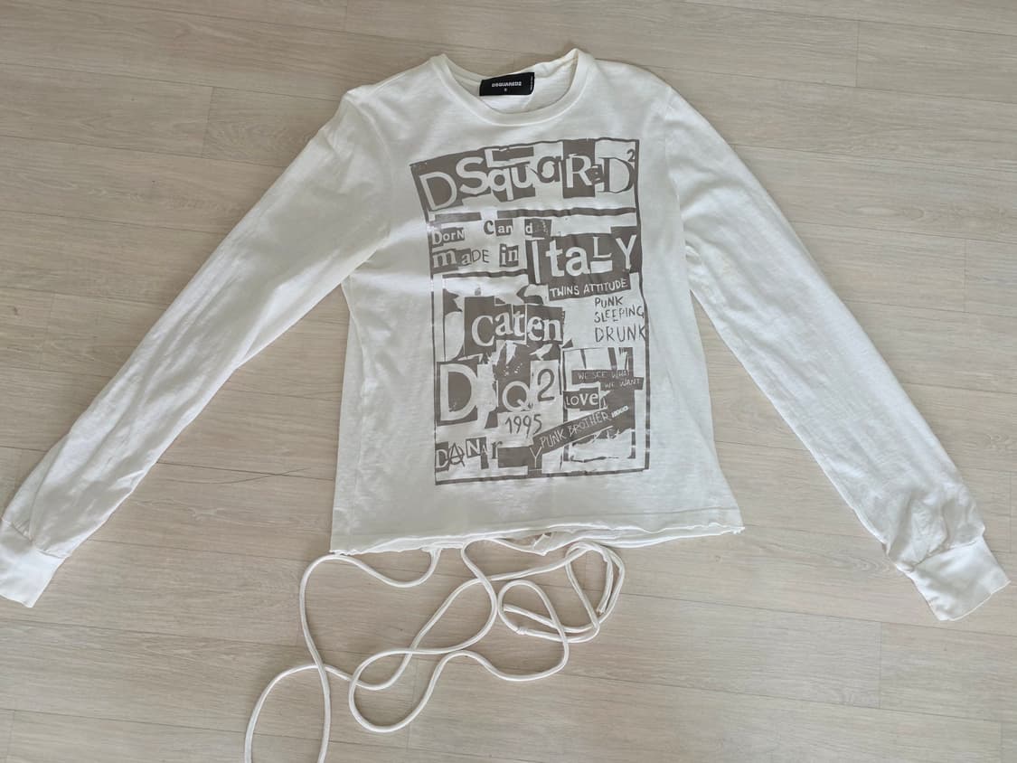 디스퀘어드2 여성 긴팔티 상품이미지1