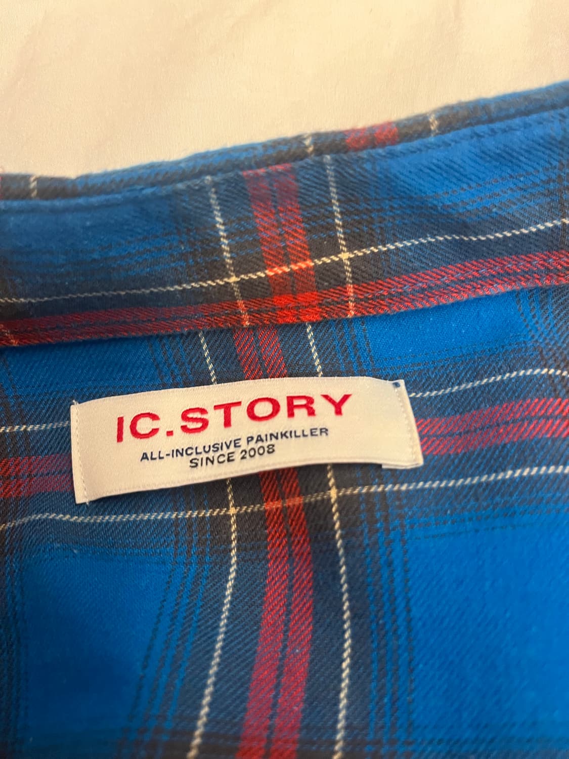 Ic.story 체크 셔츠 상품이미지3