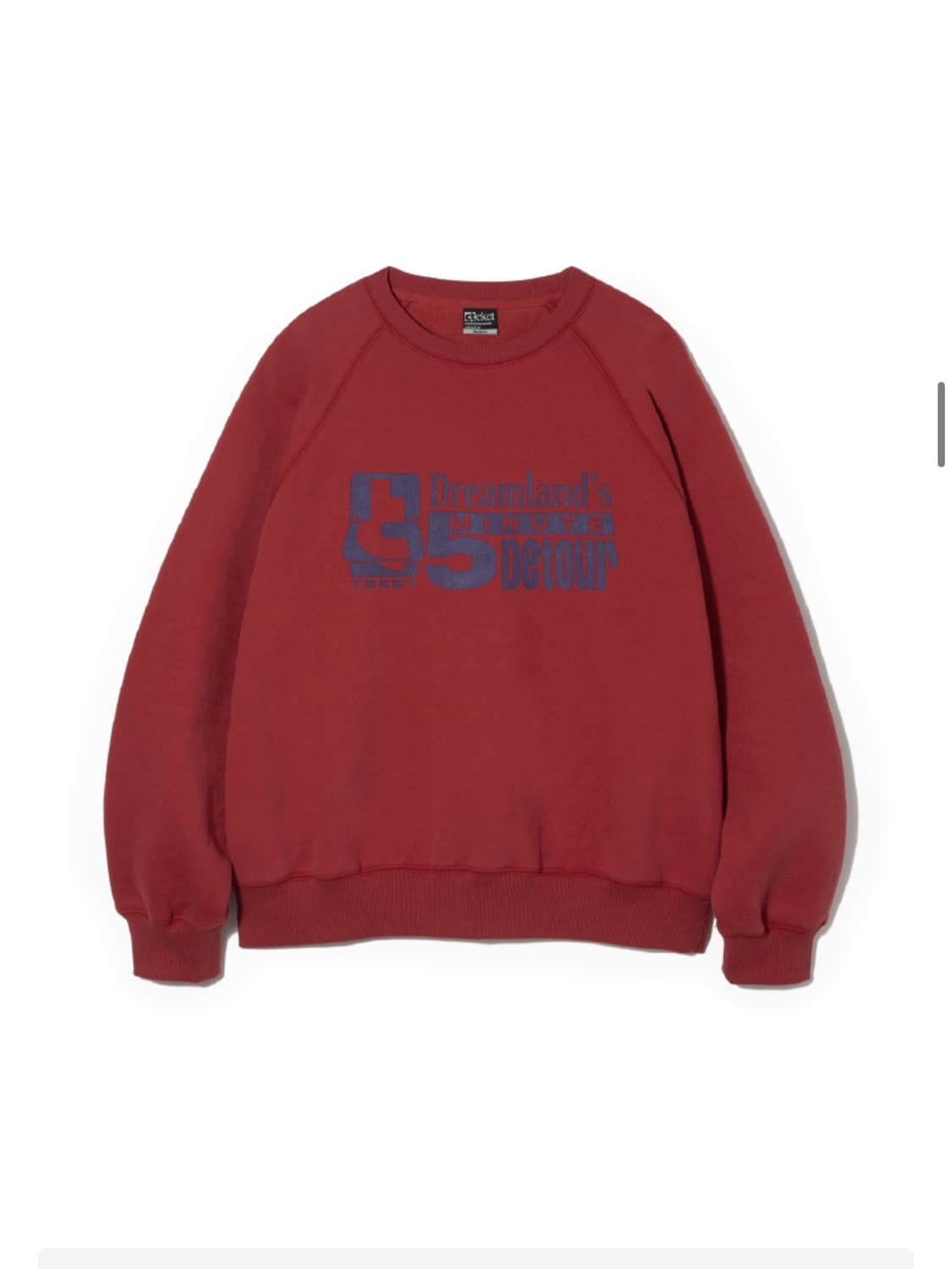 테켓 Minute Sweatshirt Red 상품이미지1