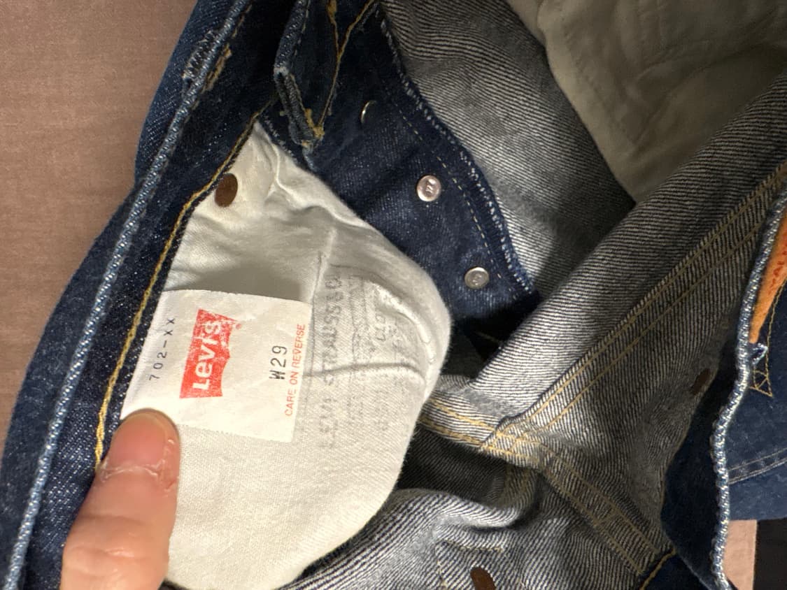 리바이스 빈티지 702 셀비지 데님  상품이미지5