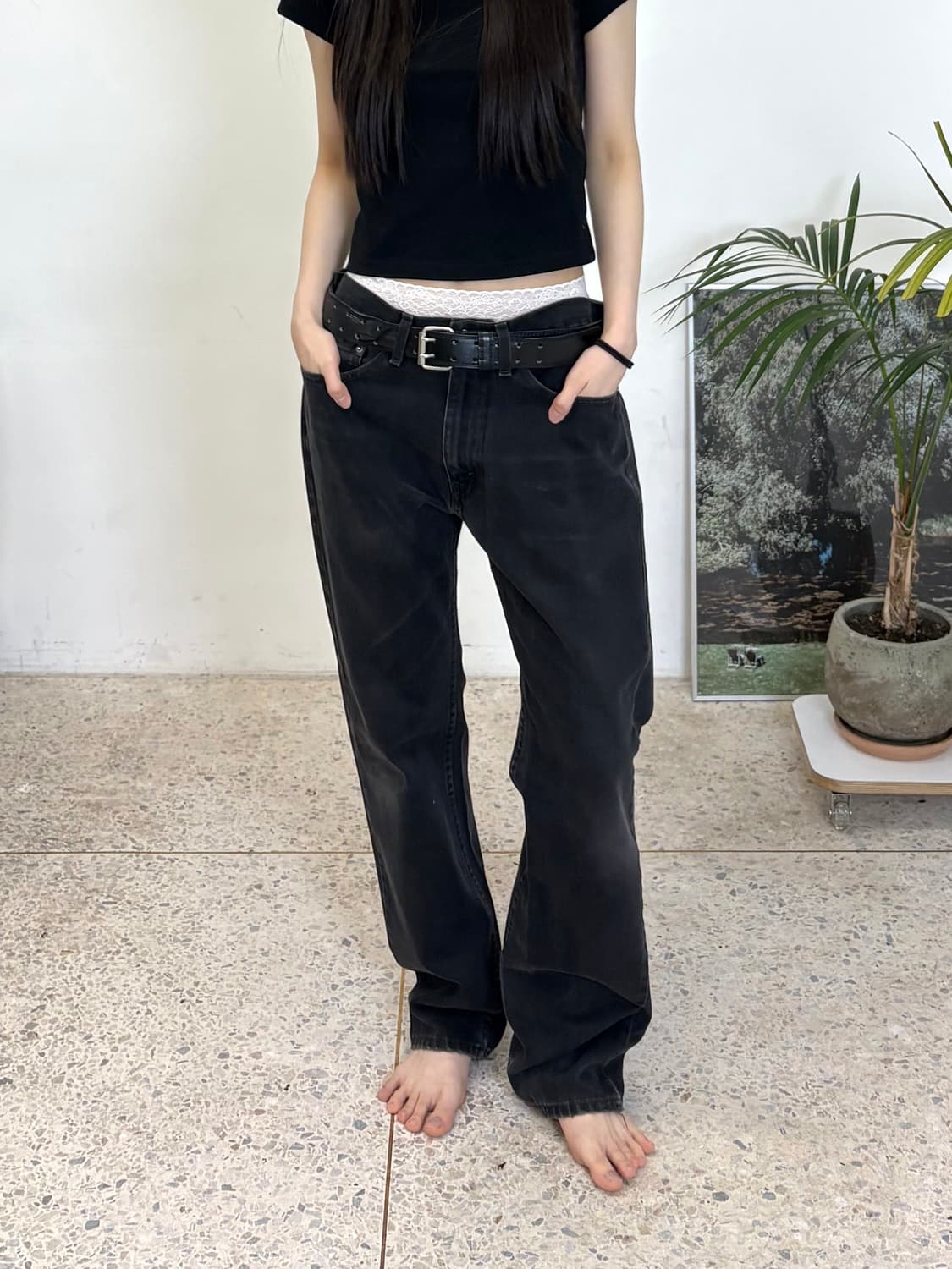 리바이스 505 블랙  상품이미지5