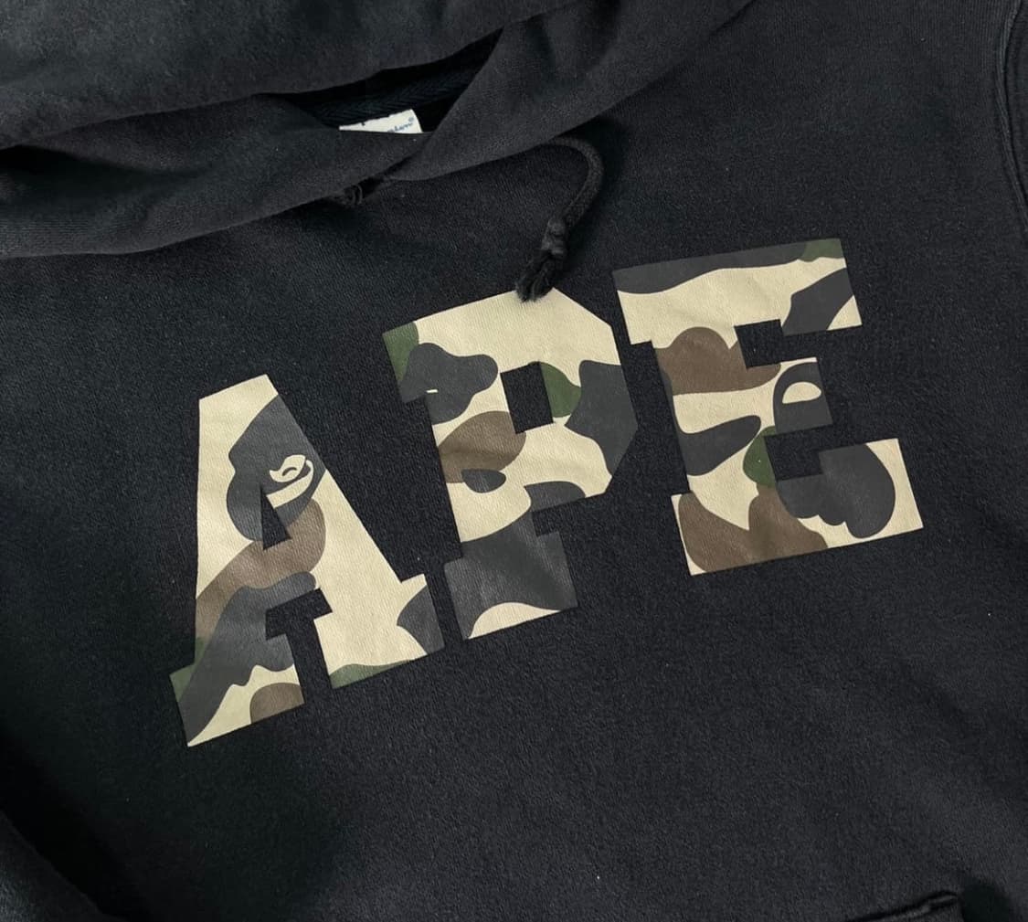 베이프x챔피온 콜라보 90s 후드티 상품이미지1