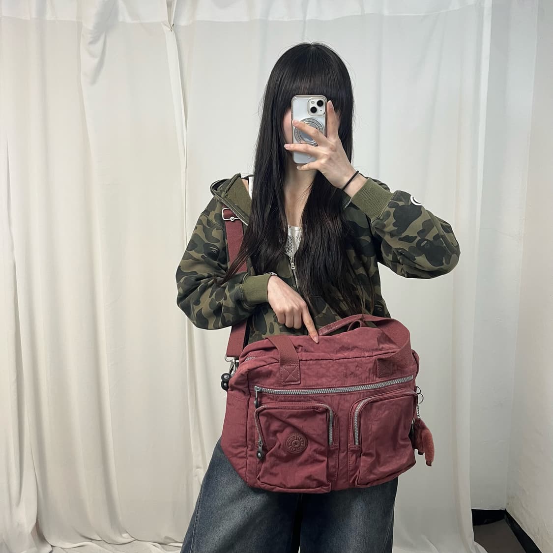 Kipling Pink cross Bag 상품이미지1