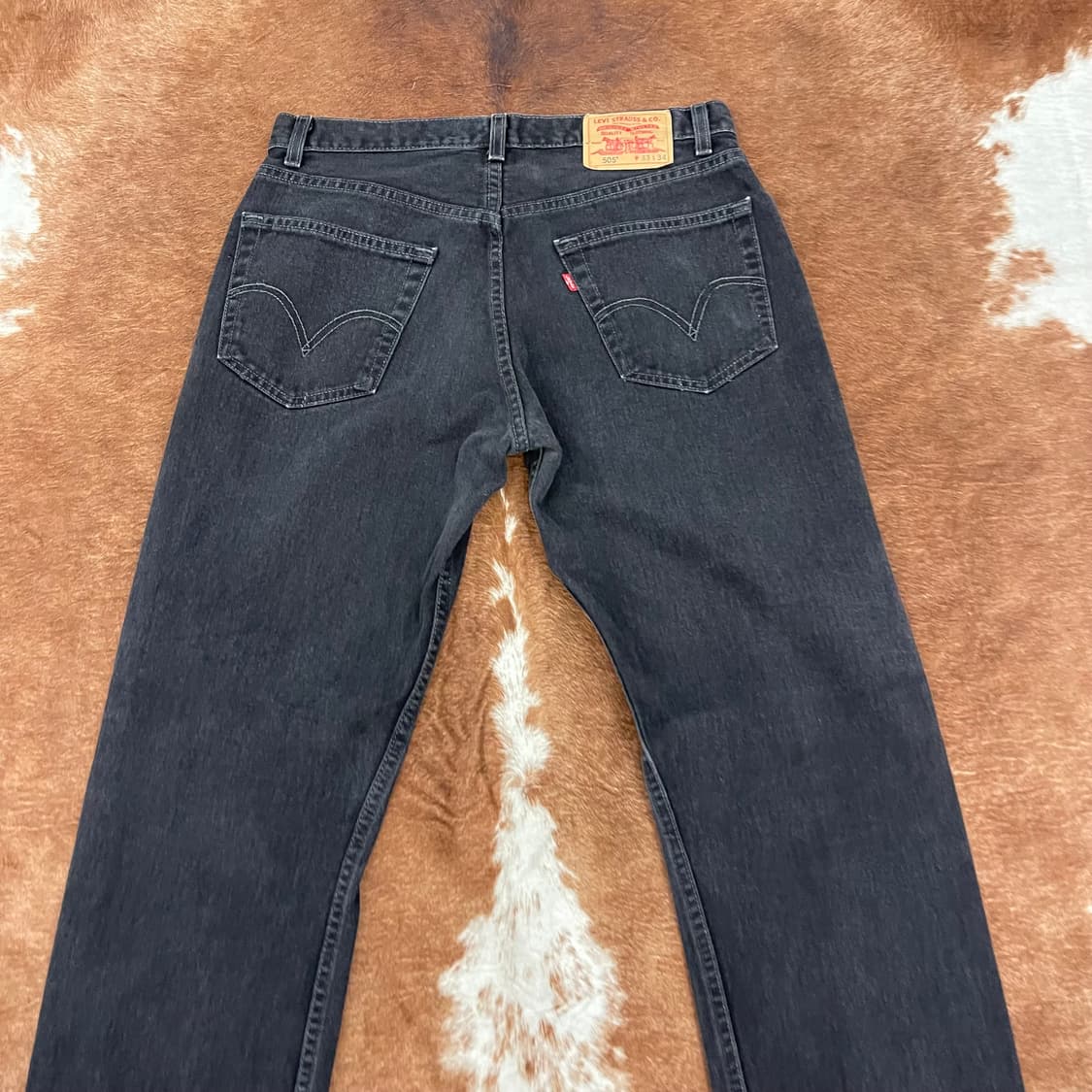 00's Levi's 505 블랙 w33l34 상품이미지9