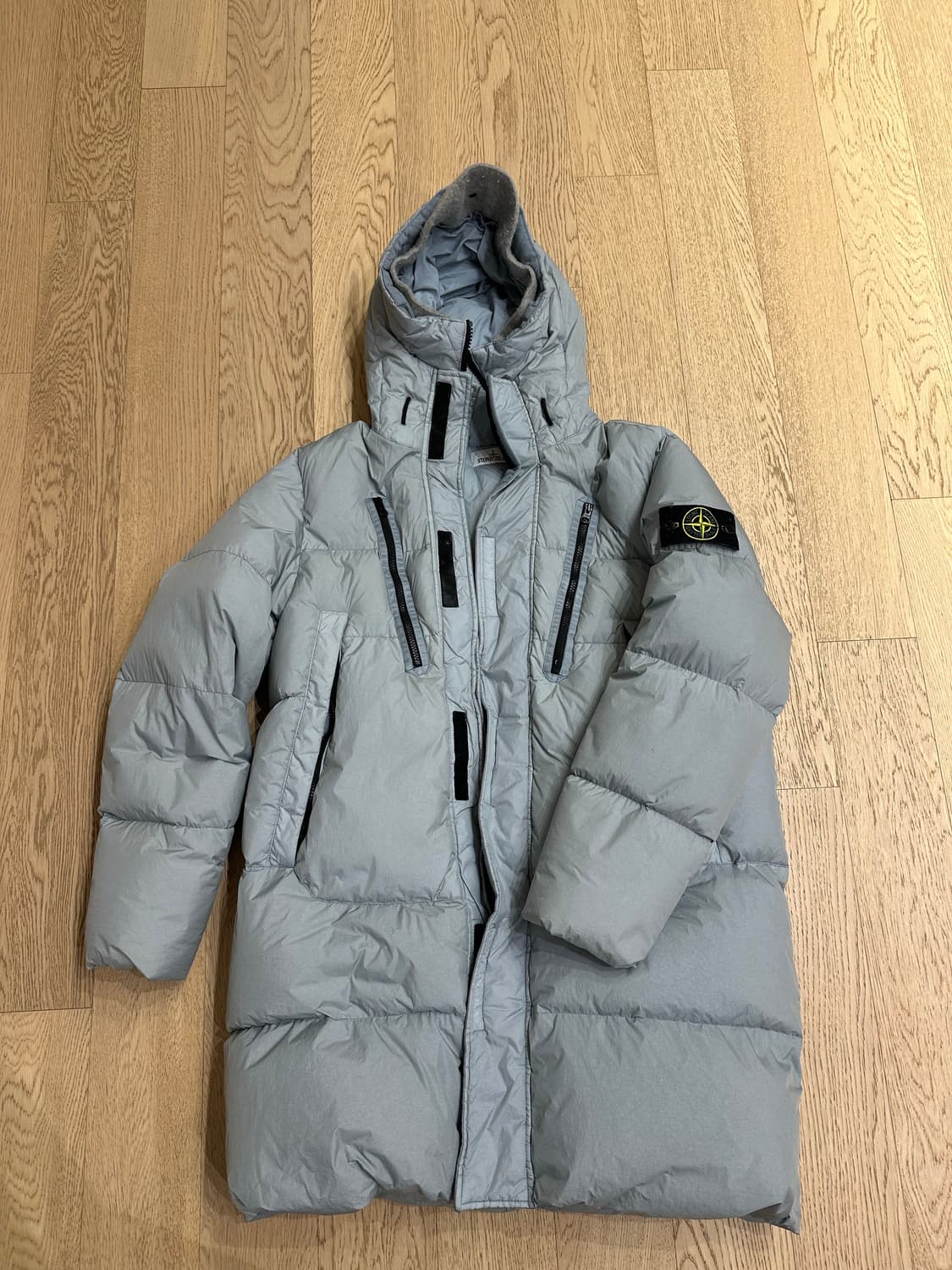스톤아일랜드 롱후드패딩 상품이미지1