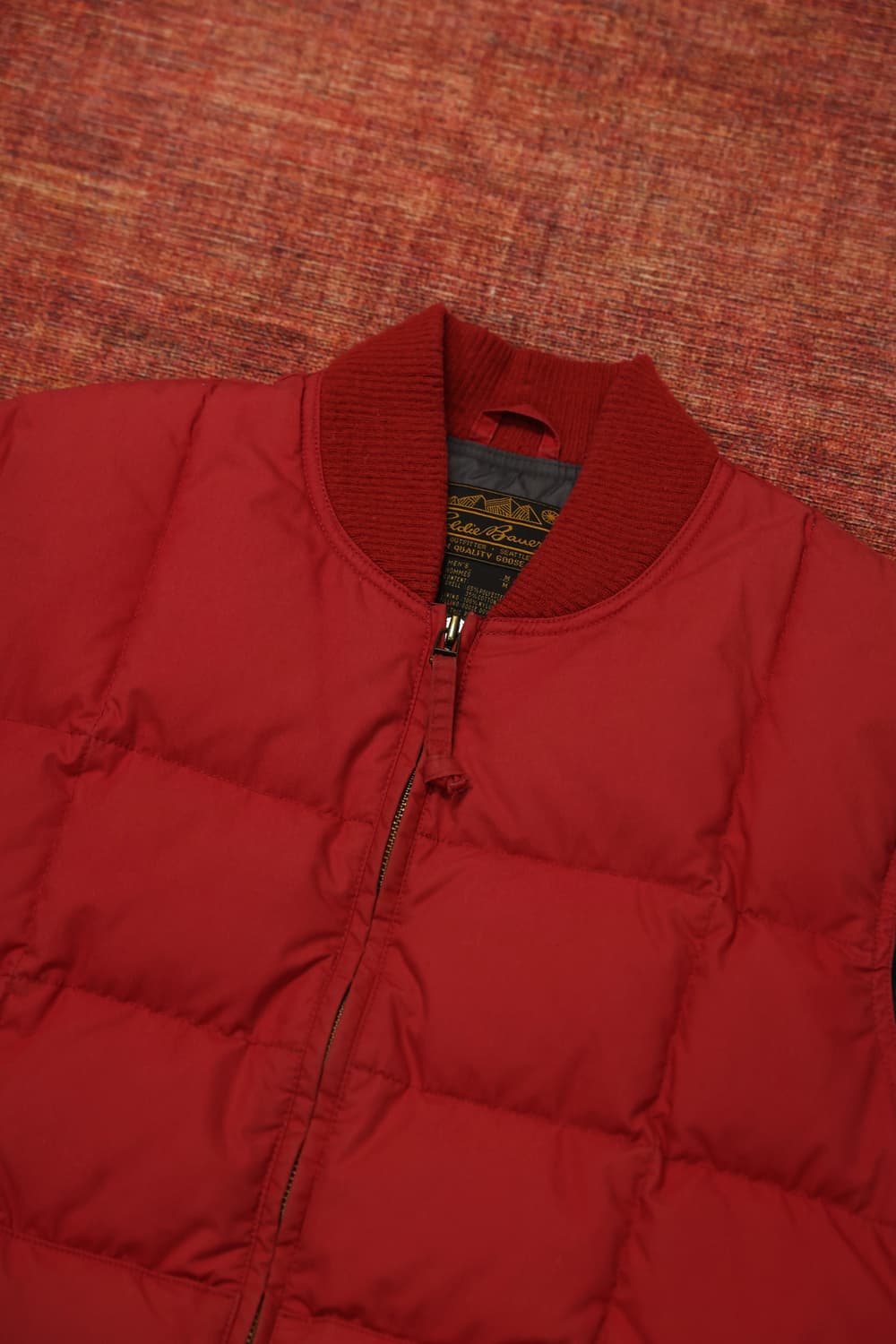 90s 빈티지 에디바우어 다운 베스트 판매 상품이미지5