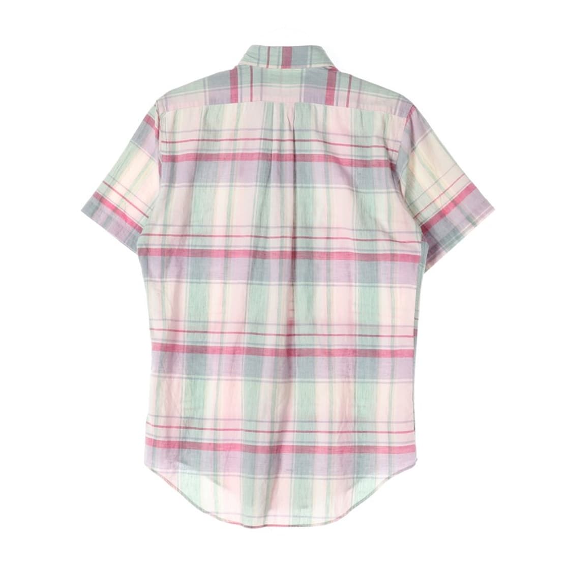 폴로 랄프로렌 파스텔 마드라스 체크 반팔 셔츠 XL 상품이미지2