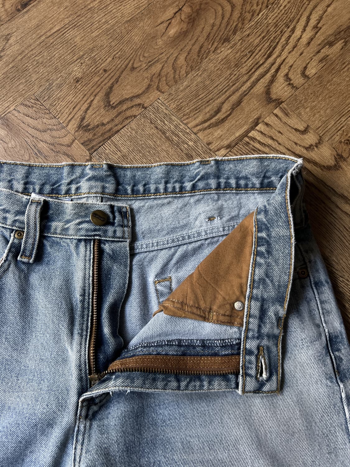 [34]칼하트 USA 빈티지 워싱 워크 데님 팬츠 상품이미지3