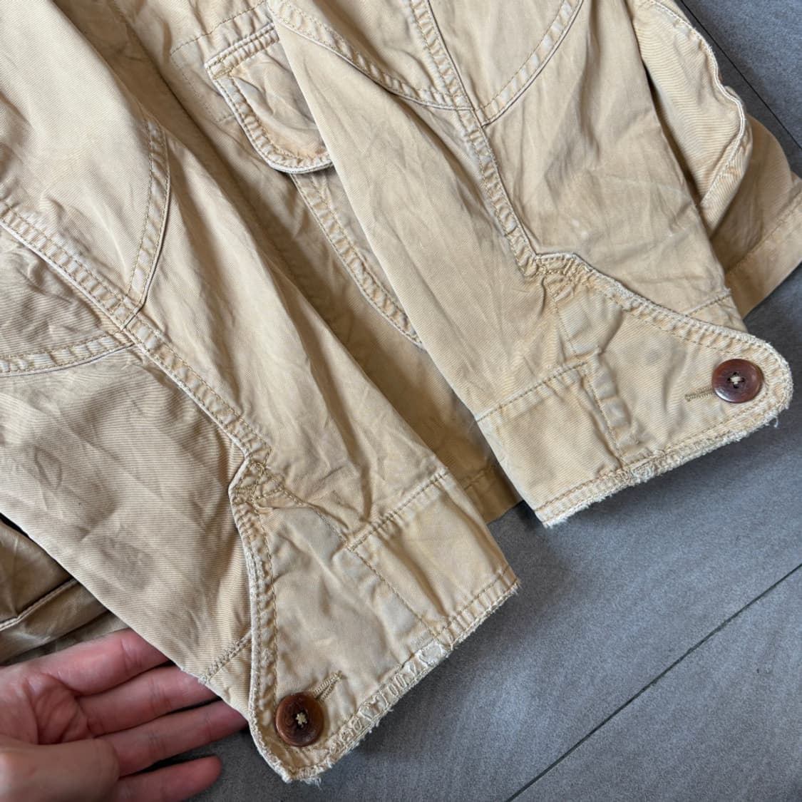 폴로 정품 모호크 베이지 코튼 헌팅 자켓 상품이미지7