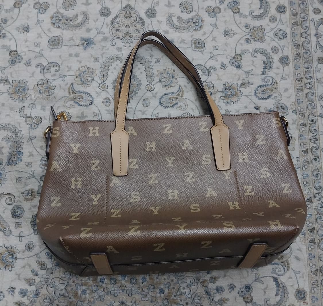 HAZZYS 로고 패턴 토트백 (어깨끈분실) 상품이미지2