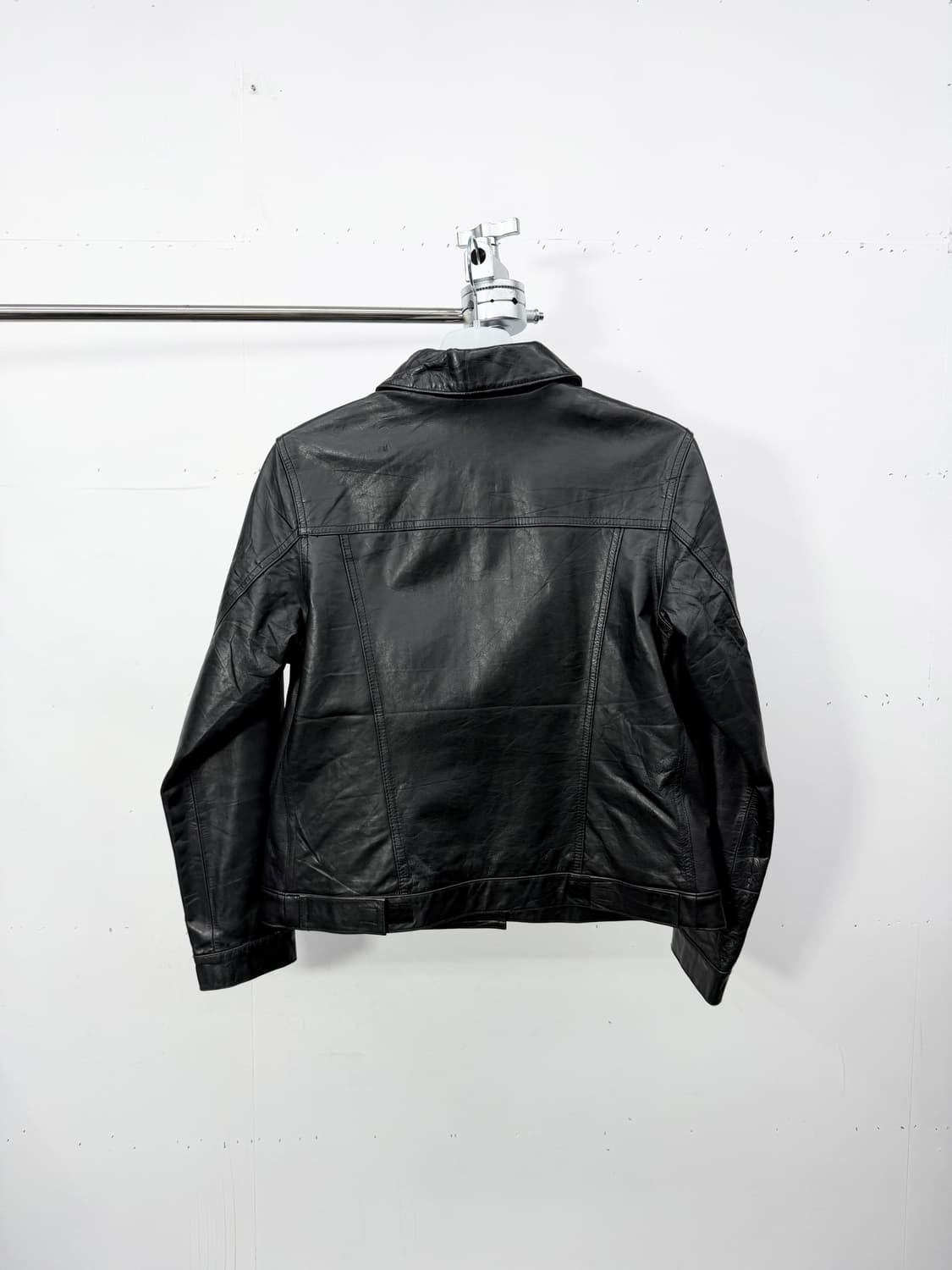 Early 2000s GAP Minimal Leather Jacket 상품이미지3