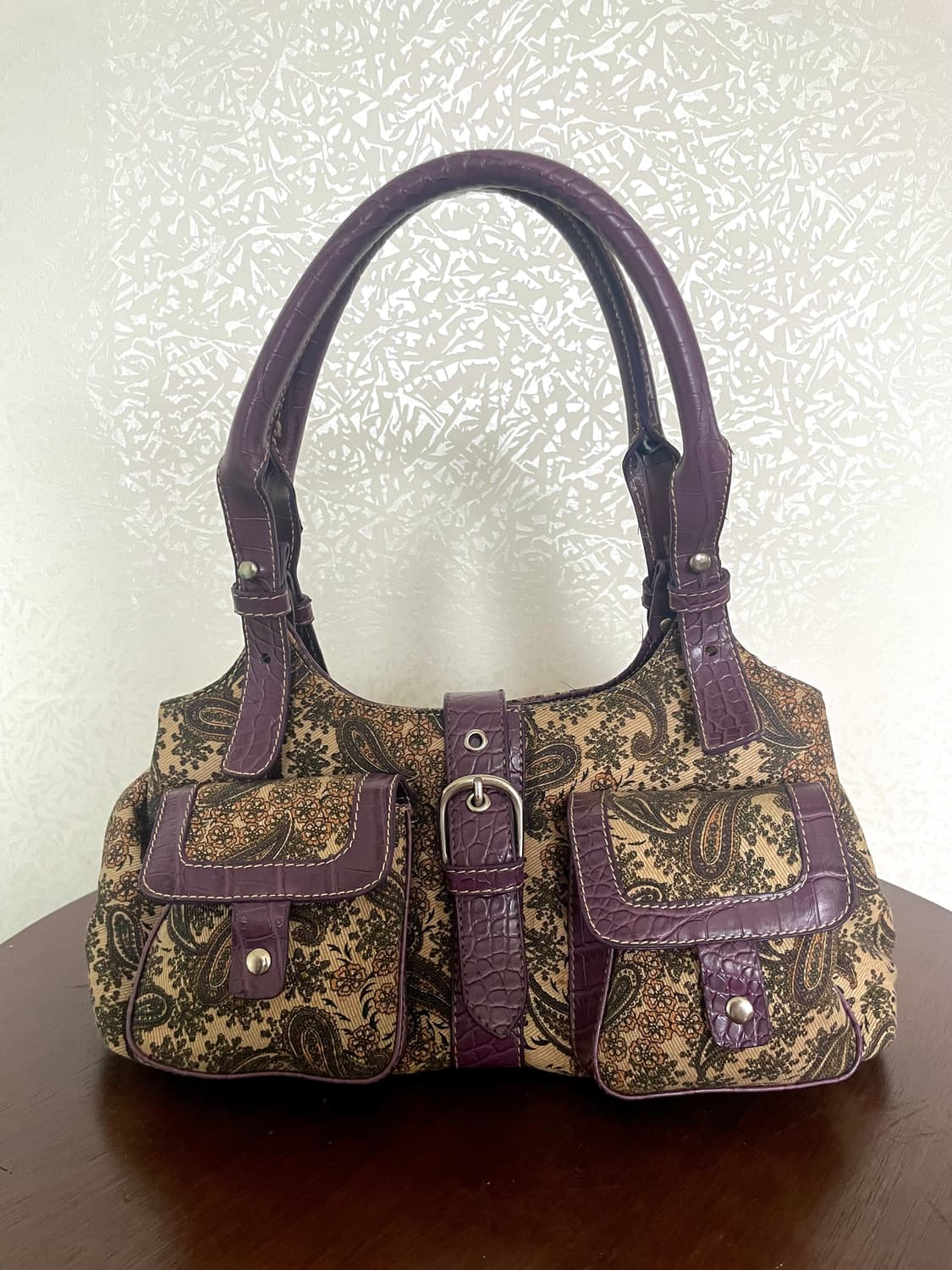 빈티지 페이즐리 패턴  y2k 숄더백 상품이미지3