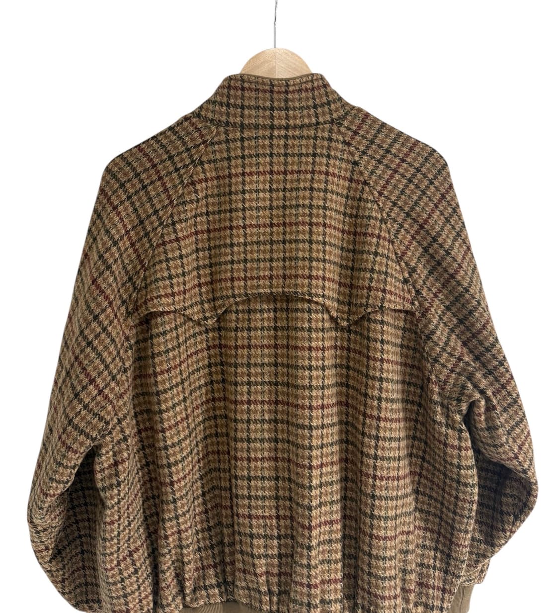 폴로 랄프 로렌 90‘s 건 클럽 체크 울 헤링턴 바라쿠타 자켓 상품이미지4