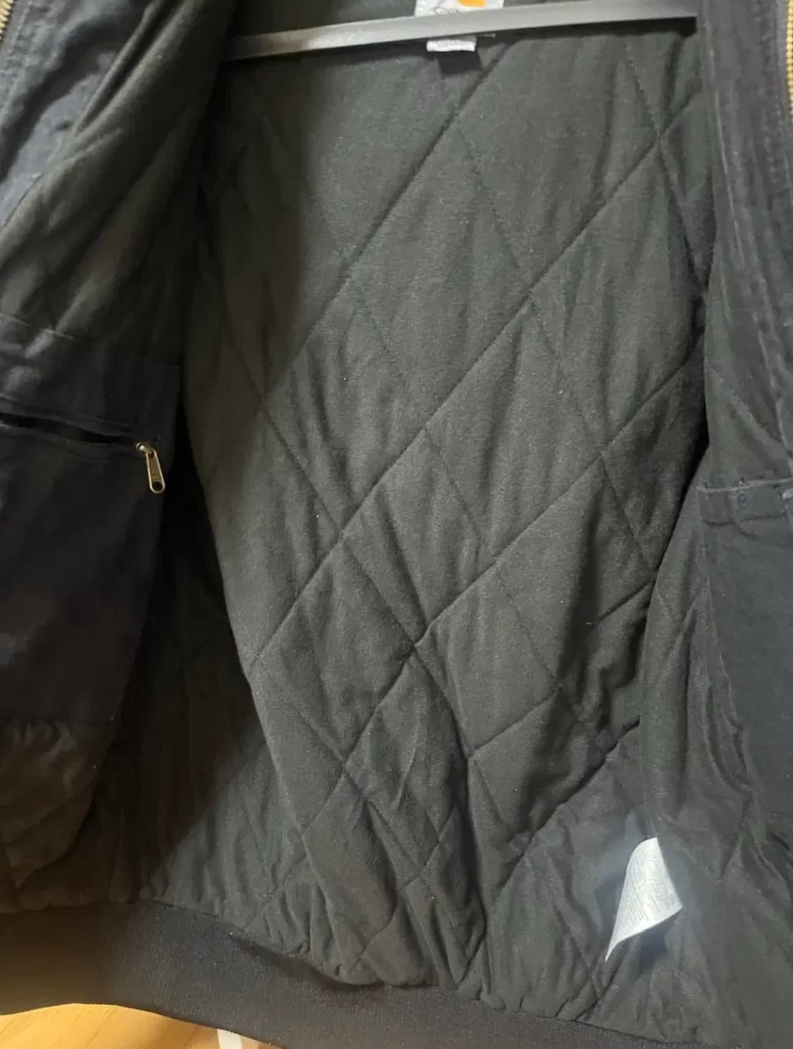 칼하트 후드 덕 액티브 자켓 블랙 s 상품이미지3