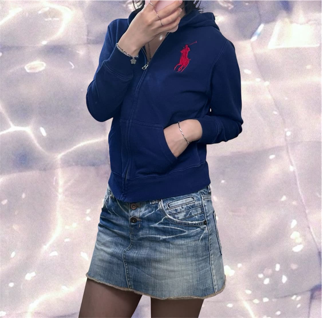폴로 랄프로렌 빅포니 치프키프 후드집업 딥 블루 네이비 S 상품이미지2