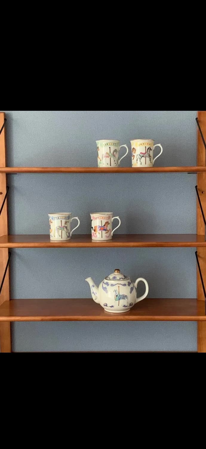 레녹스 회전목마 머그 4개 상품이미지1