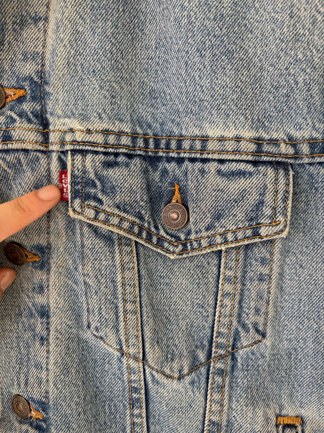 90's Vintage Levis 70614-0389  Denim JK 상품이미지6