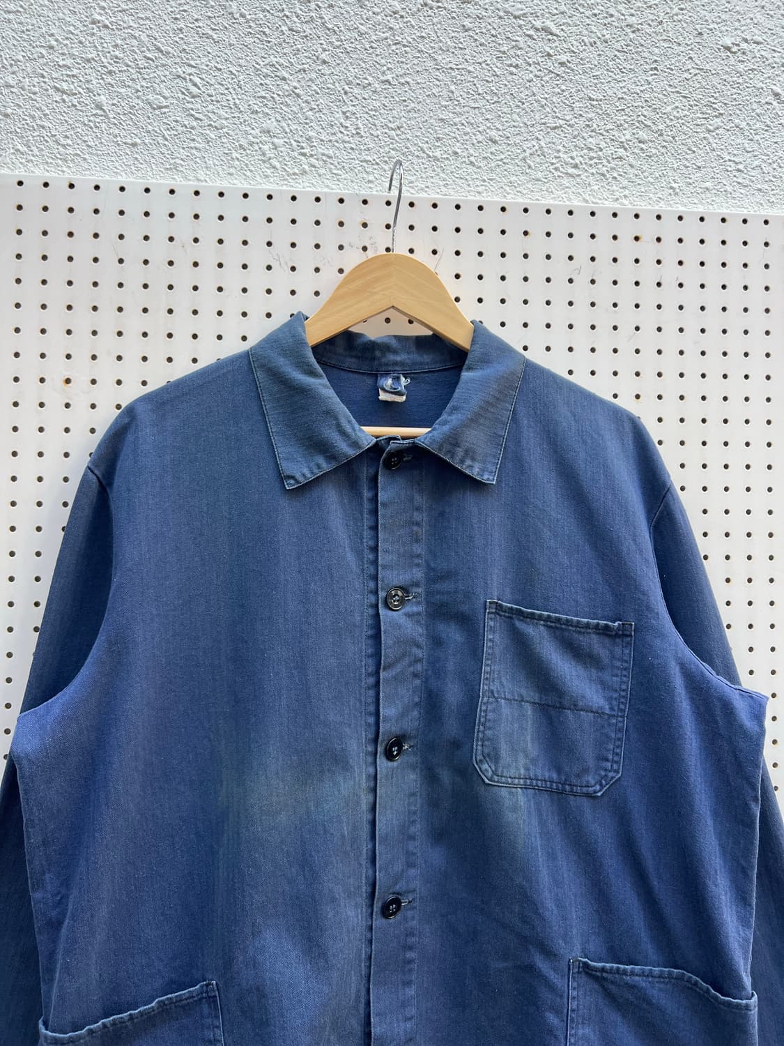 OLD VINTAGE FADED HBT FRENCH 헤링본프렌치워크자켓 상품이미지5