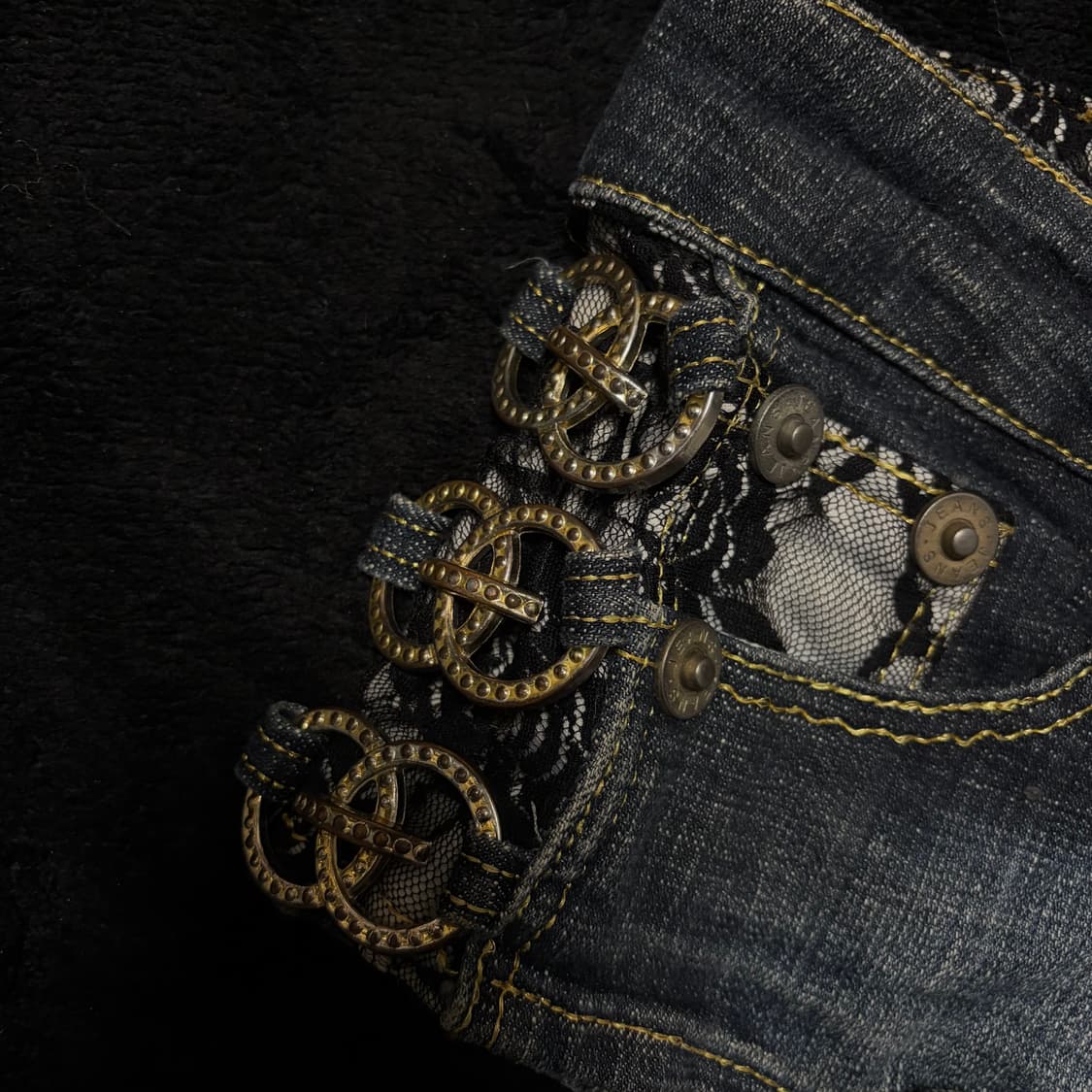 빈티지 갸루 반바지 상품이미지2