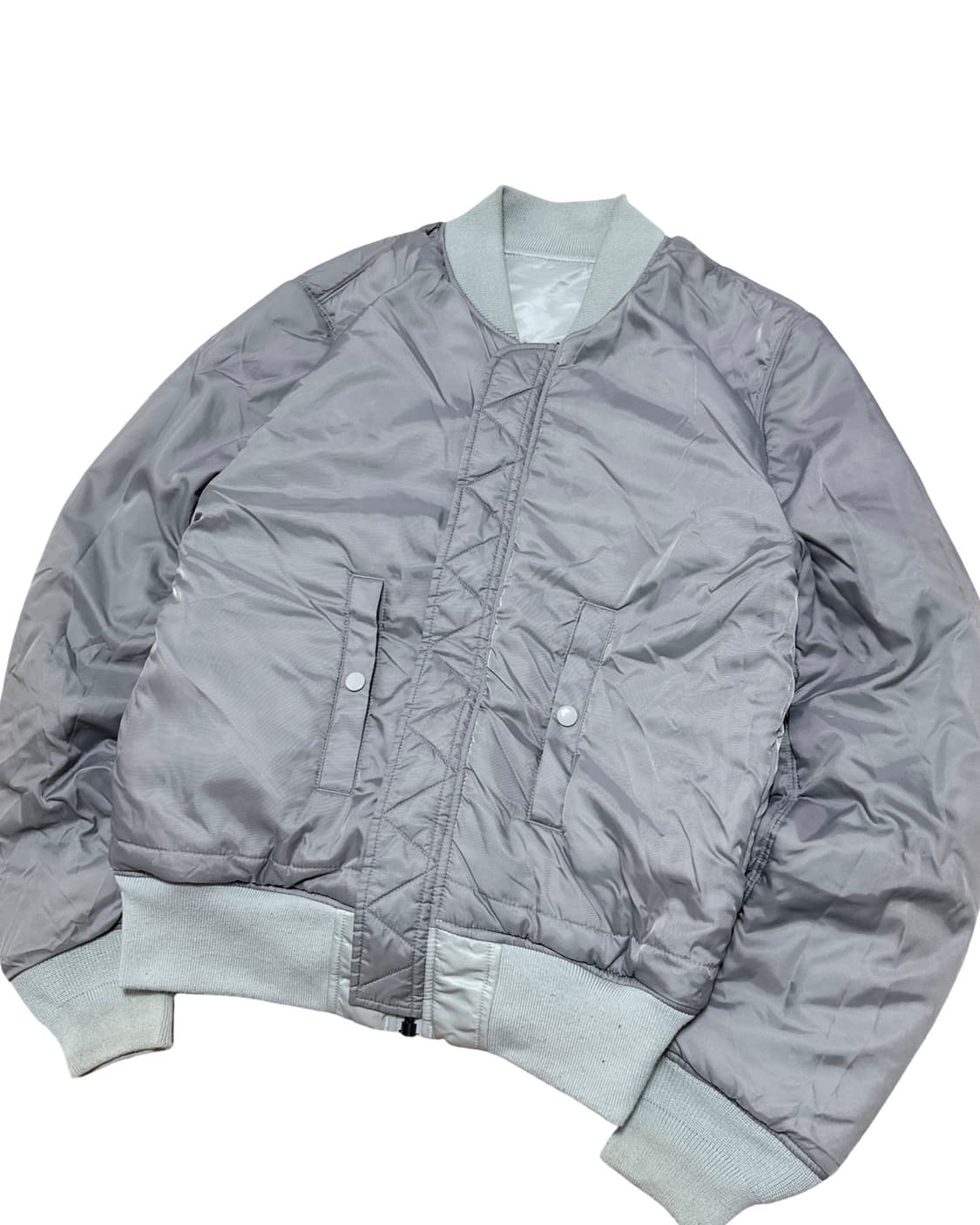 알파인더스트리 MA-1 라이트 그레이 항공점퍼 상품이미지5