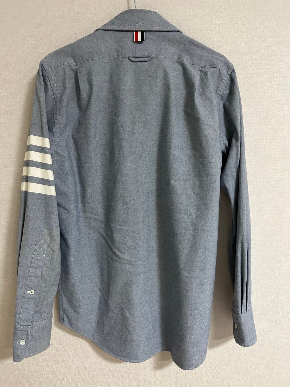 [정품] 톰브라운 4-바 암밴드 옥스퍼드 셔츠 (그레이/1사이즈) 상품이미지3