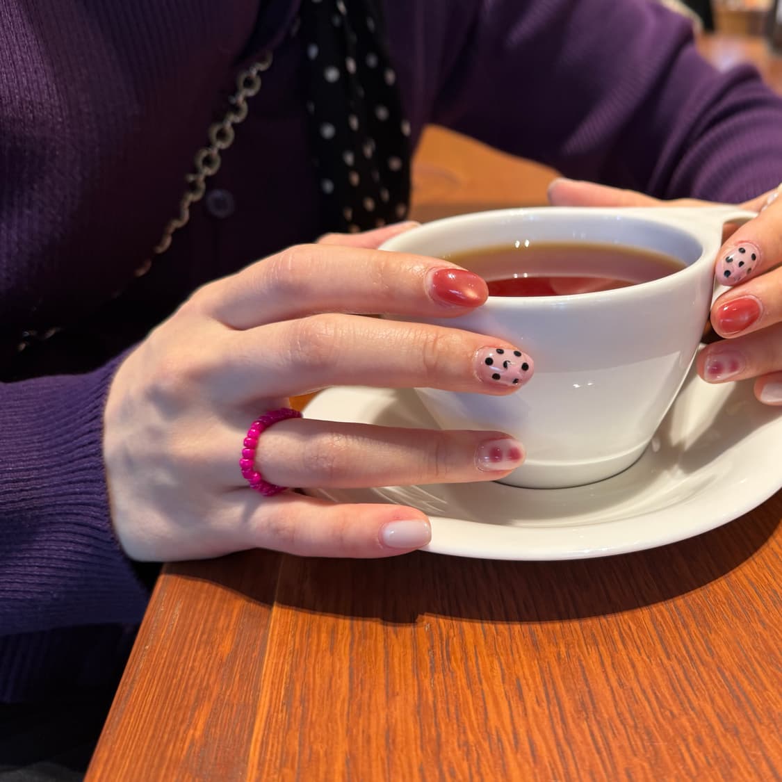 Hot P!nk Beaded Ring 상품이미지3