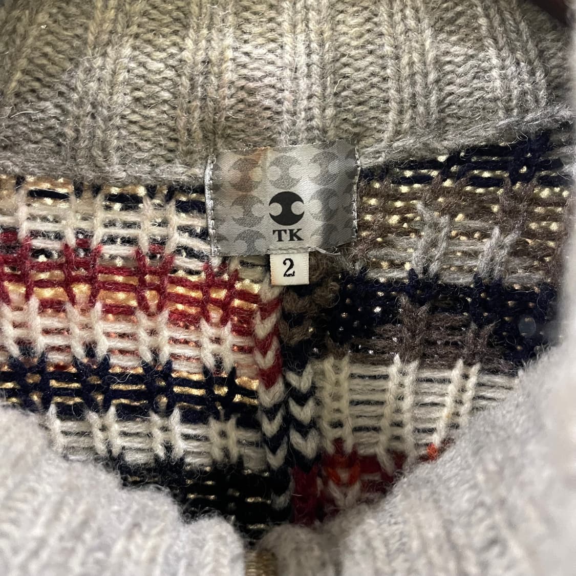 타케오 키쿠치 울100 가디건 상품이미지2