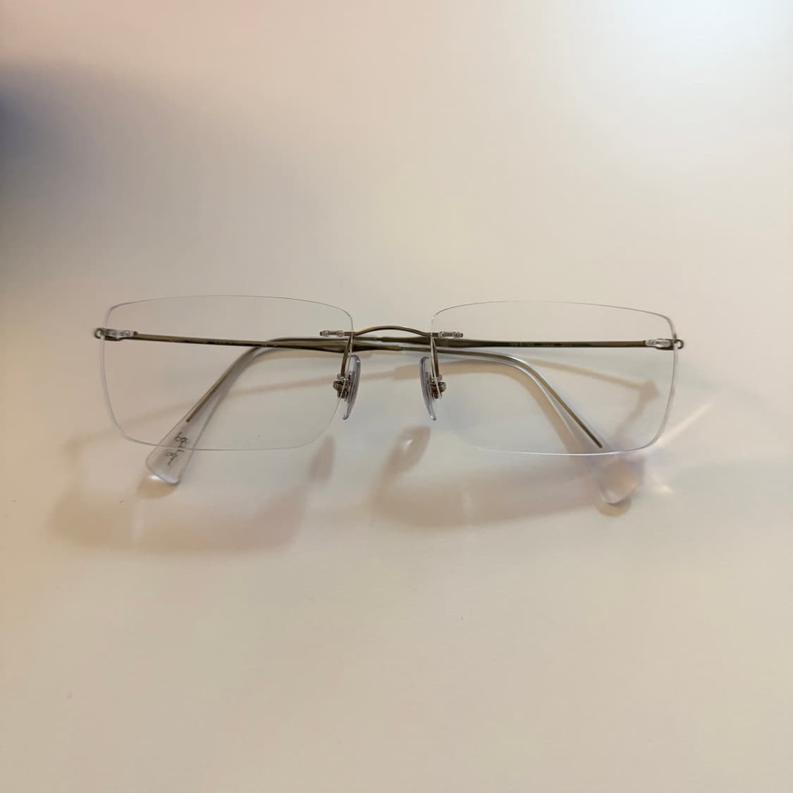 레이밴 긱시크 무테 실버 안경 RX8755 상품이미지2