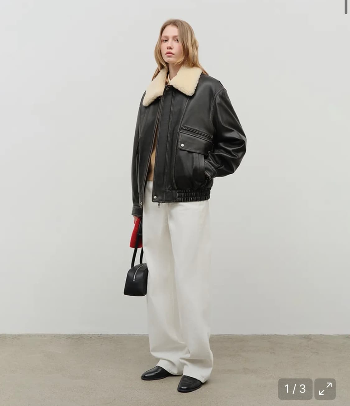 DUNST 램스킨 레더 재킷 (정가89) 상품이미지1