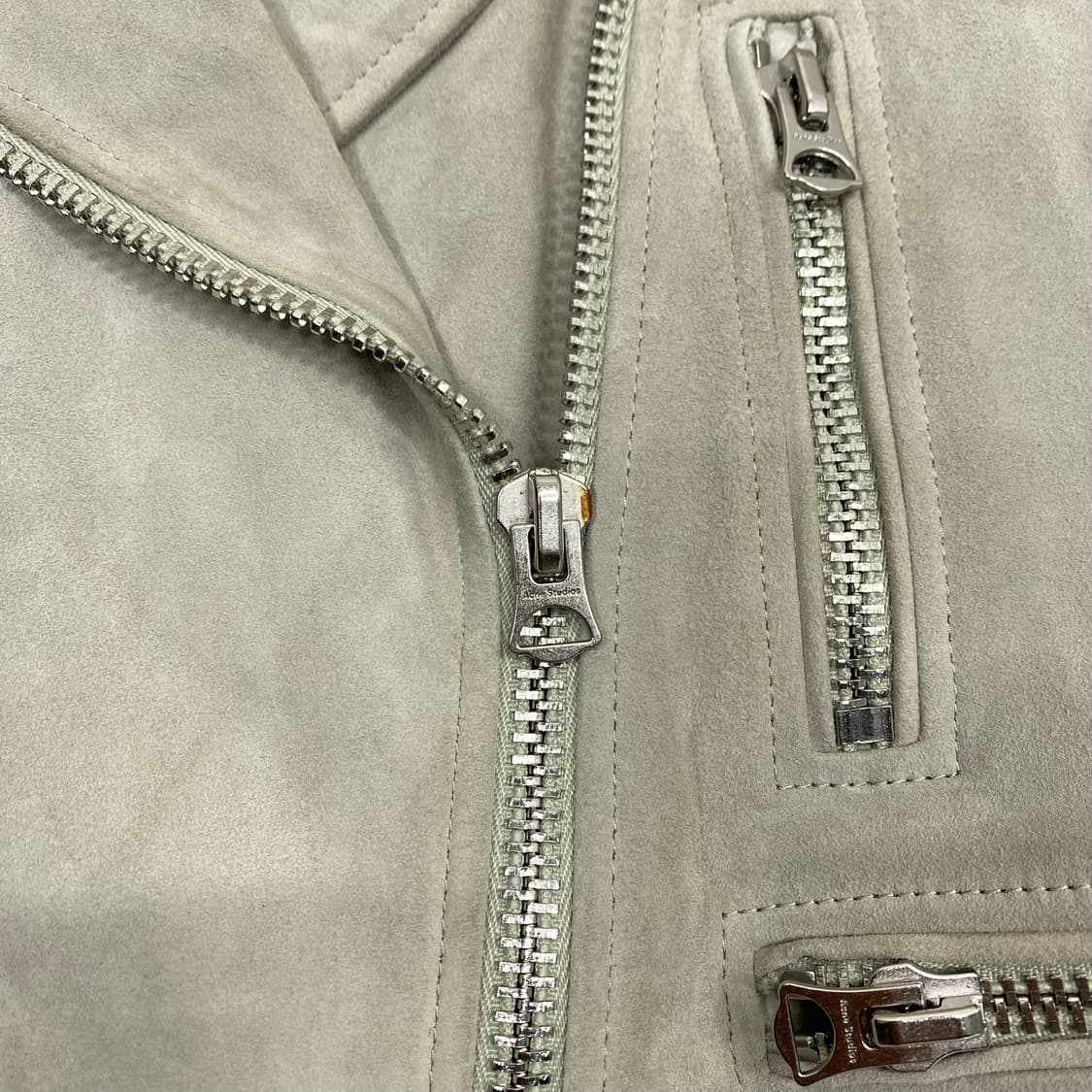 아크네스튜디오 양가죽 스웨이드 라이더자켓 32 실측 S -M  상품이미지7