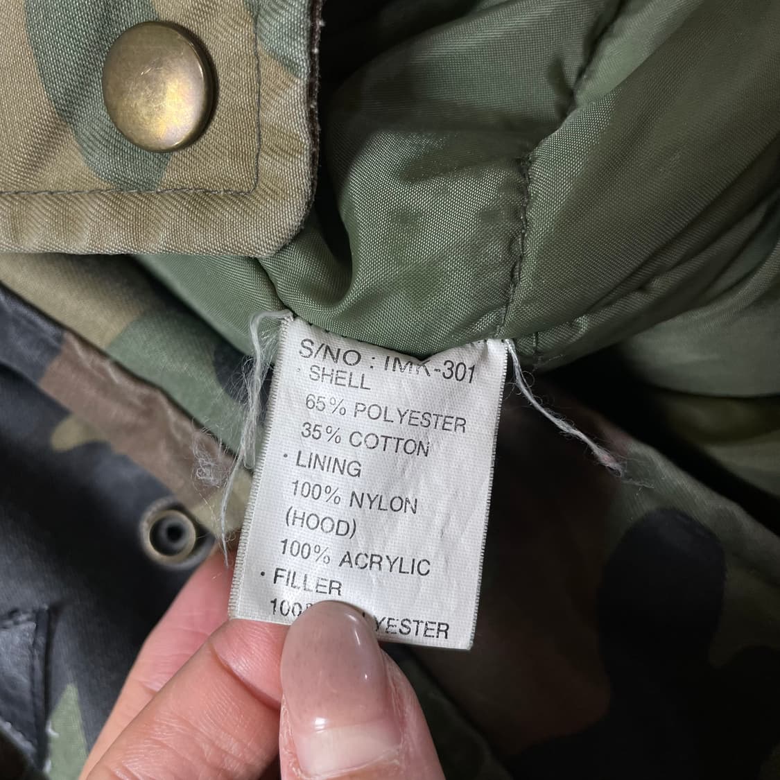 밀리터리 N38 카모 멀티포켓 후드 자켓 L 상품이미지8