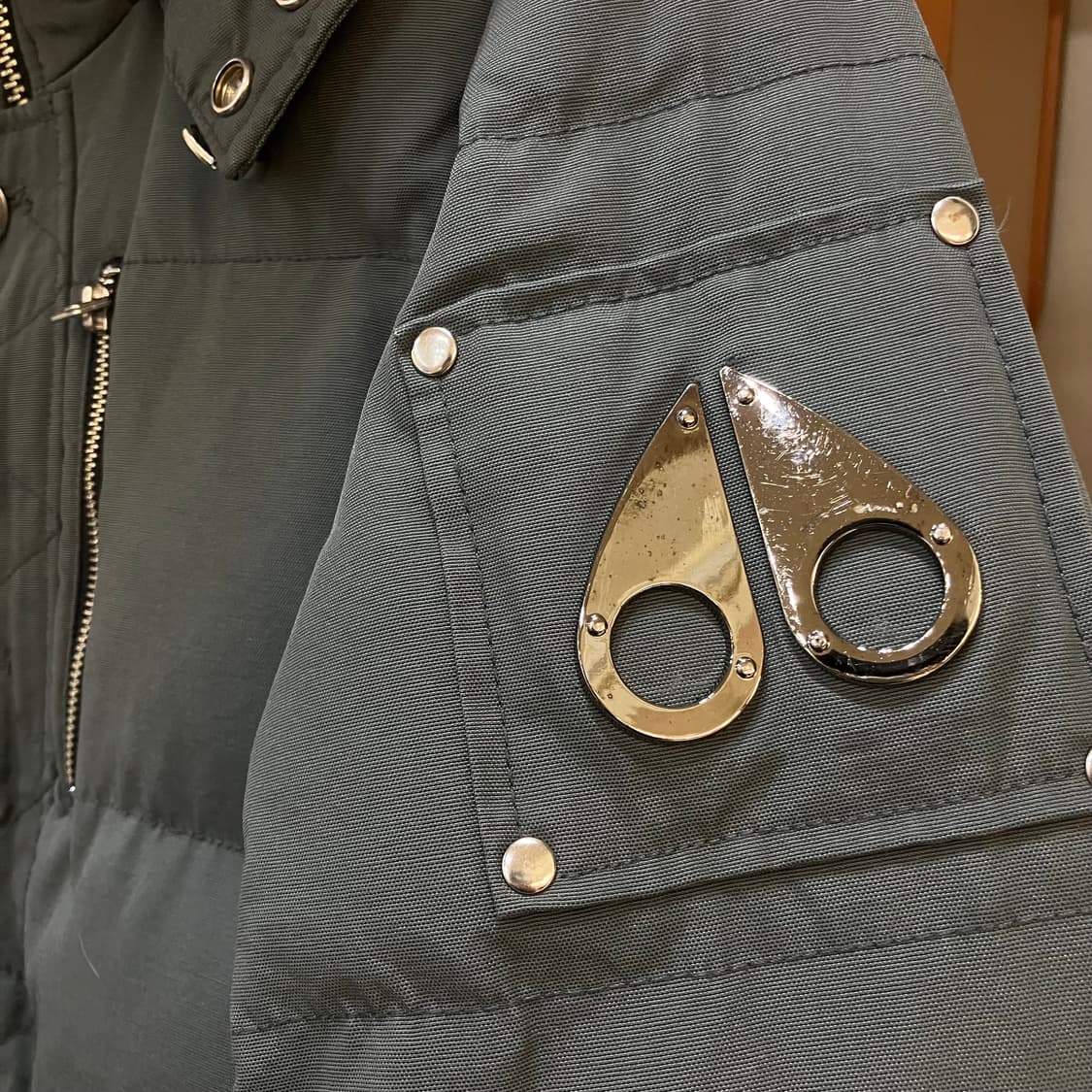 무스너클 쓰리쿼터 다운 패딩 점퍼 S 상품이미지4