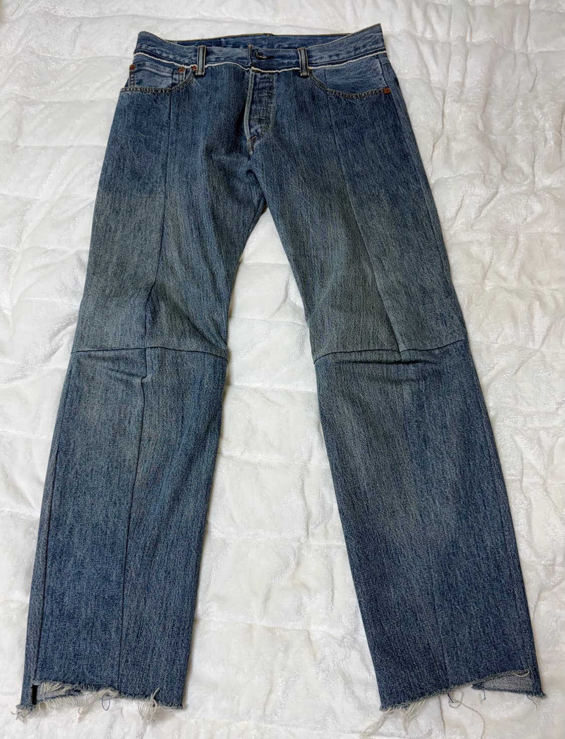 베트멍 리바이스 리워크 데님 진 중청 옴므 / M 상품이미지3