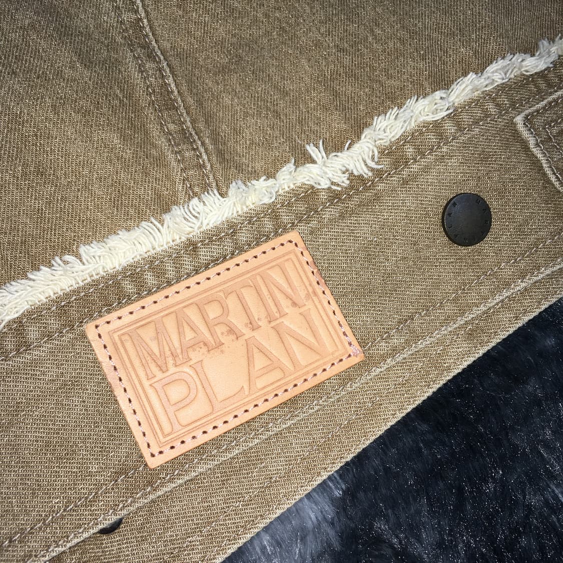 투티/0180 마틴플랜 태슬 데님자켓 브라운 트러커 상품이미지7