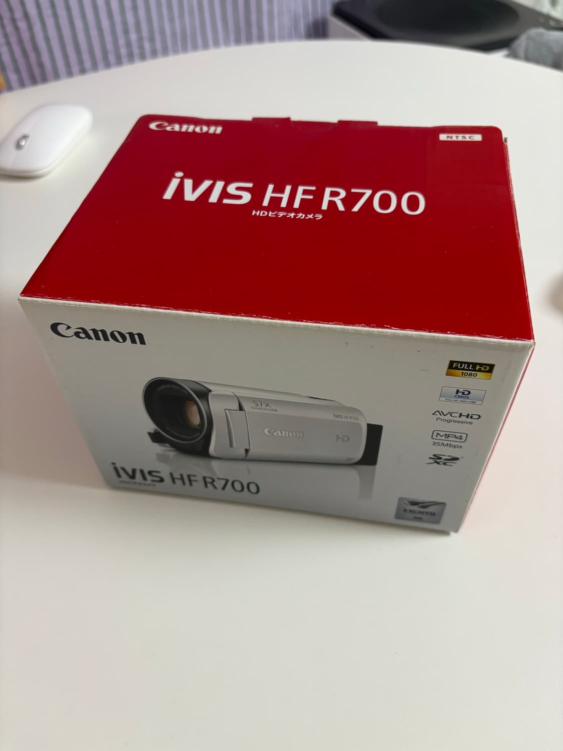 [새상품] 캐논 iVIS HF R700 화이트 상품이미지1