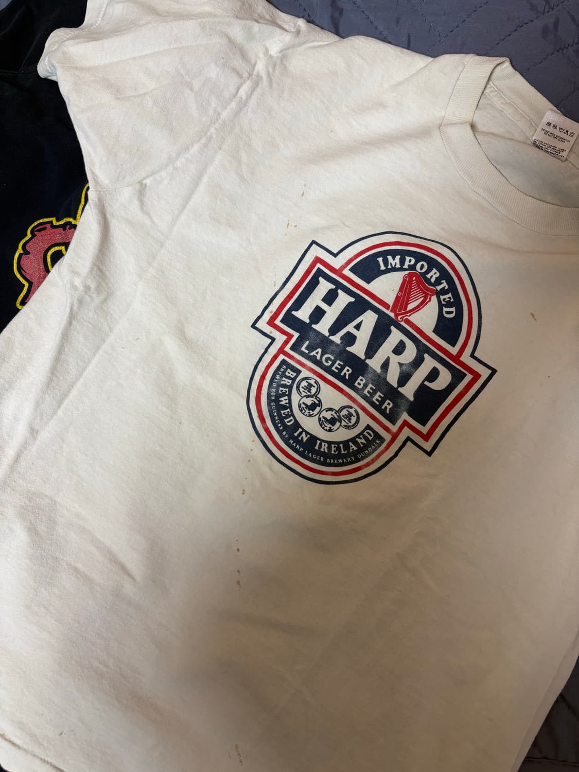 vintage harp lager beer shirts XL 상품이미지3