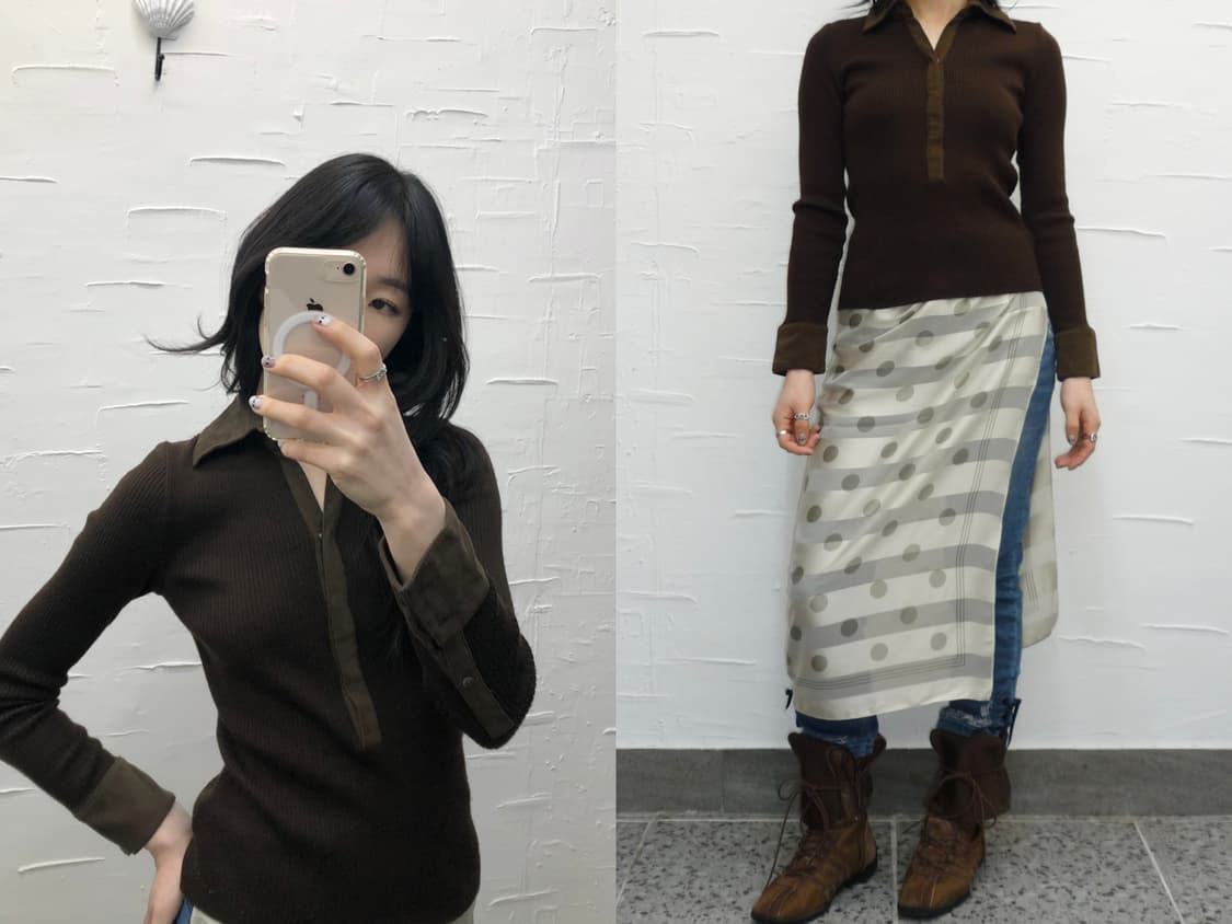 deep mocha knit 상품이미지1