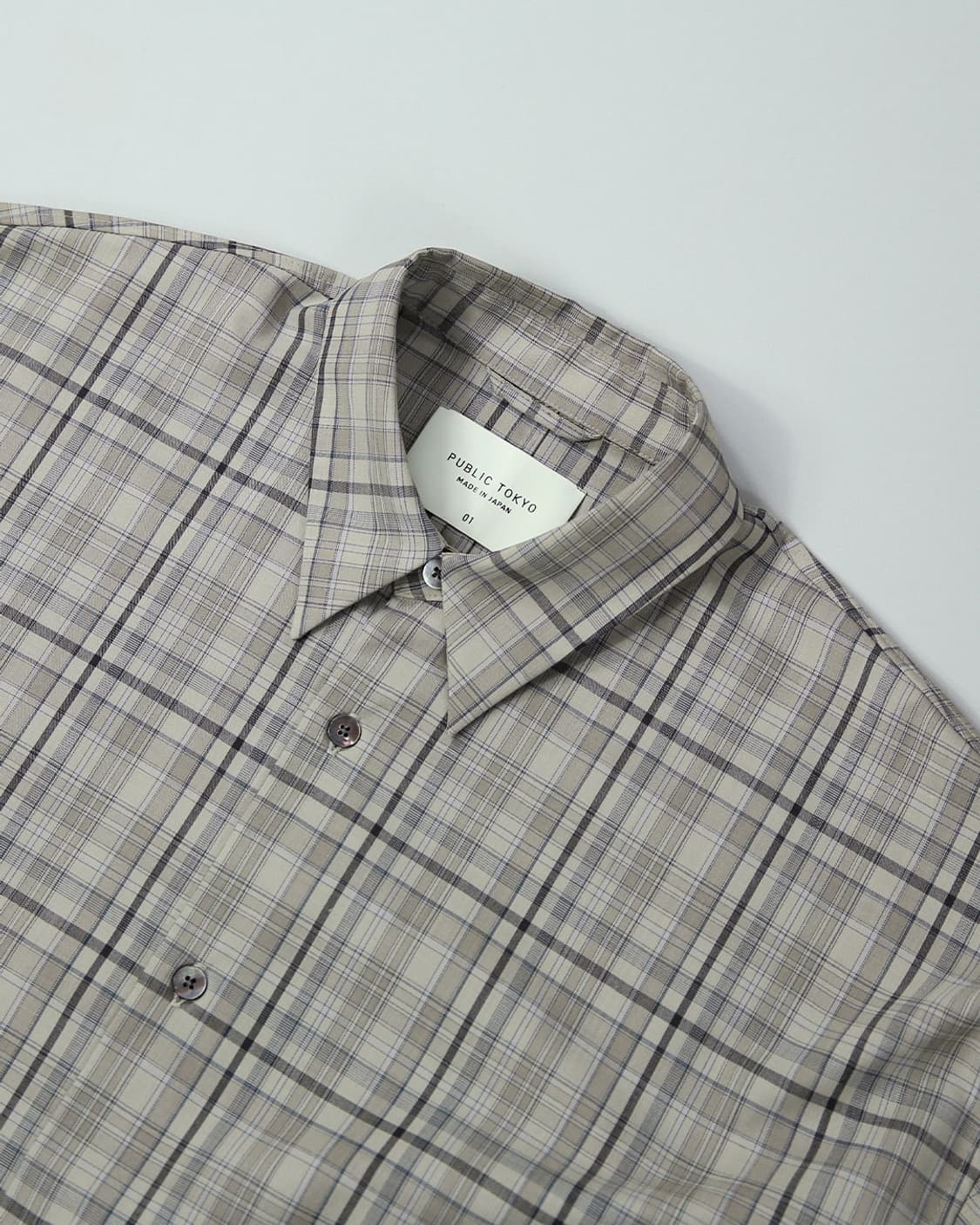 PUBLIC TOKYO Check Pattern Shirt 상품이미지9