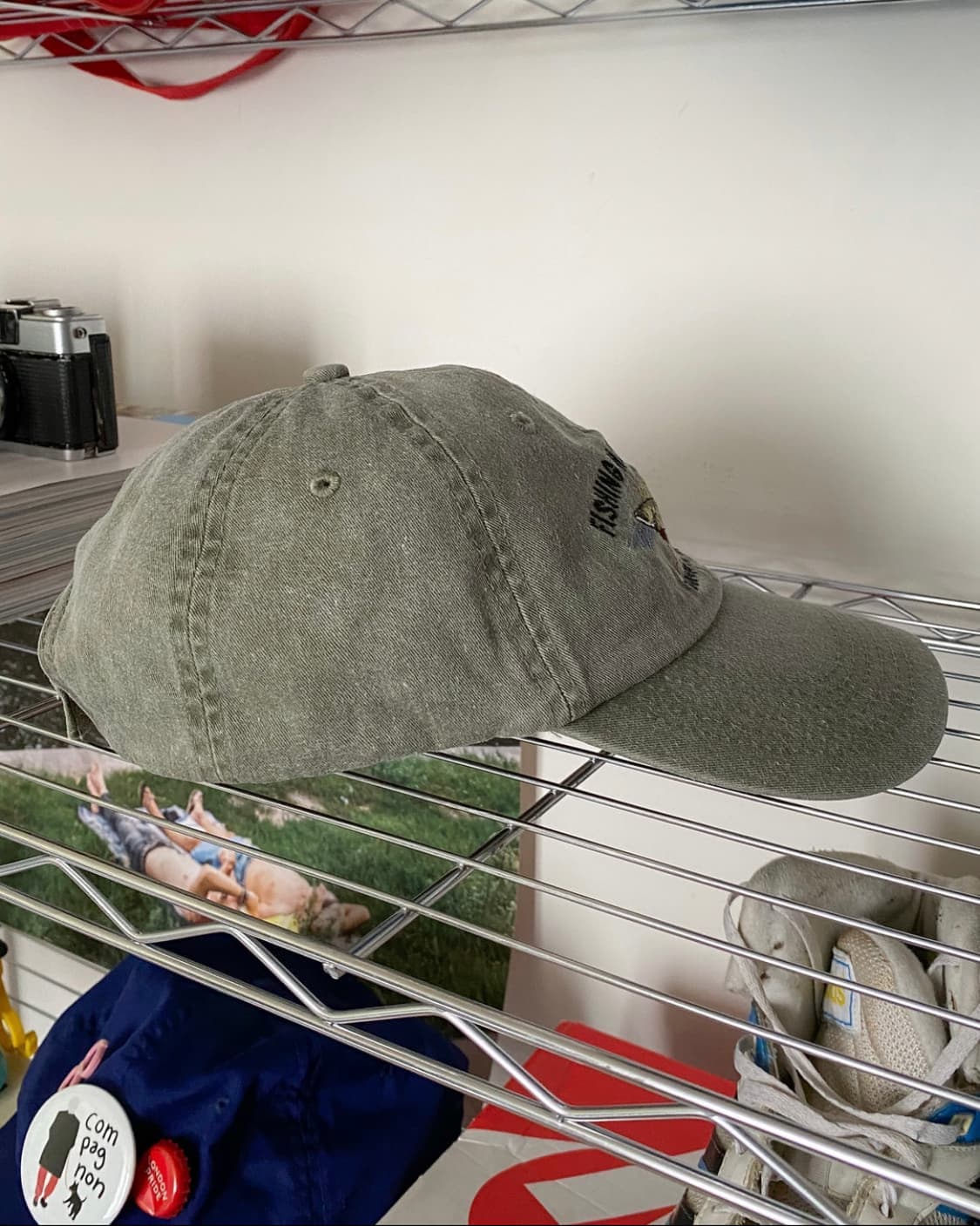 FISHING HALL OF FAME 빈티지 볼캡 모자 상품이미지5